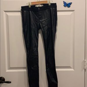 Hollister Faux Leather Pants